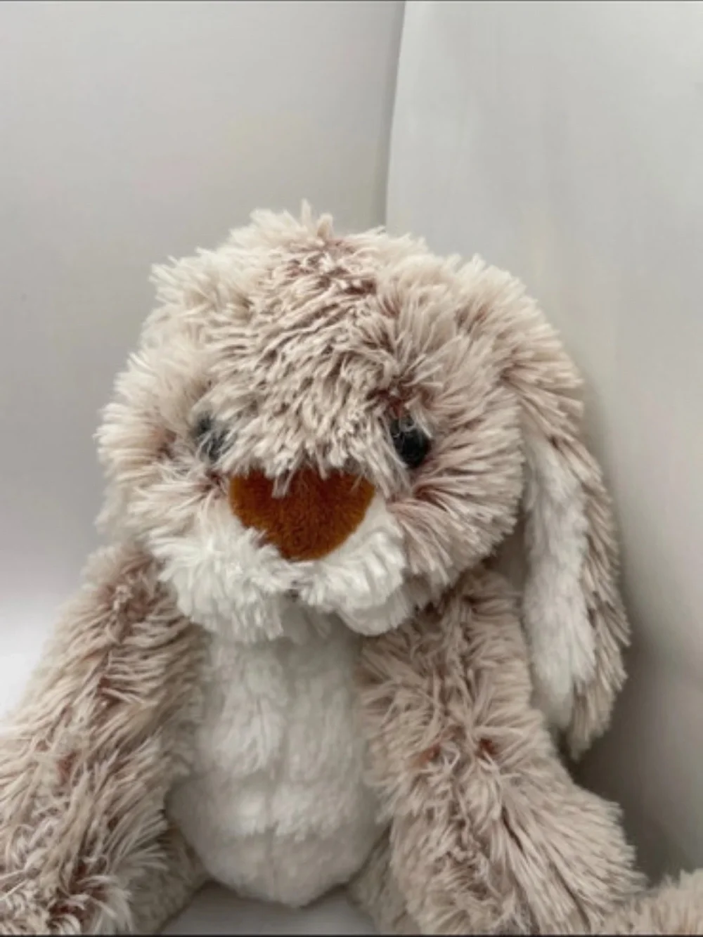 Melissa & Doug Plush Beige and White Bunny Toy